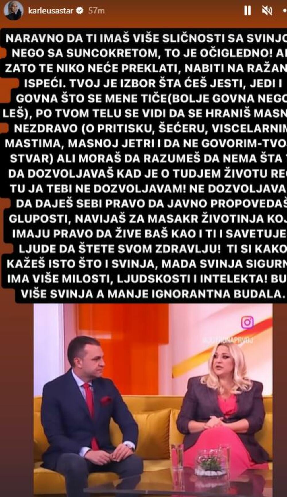 Printscreen instagram Jelena Karleusa