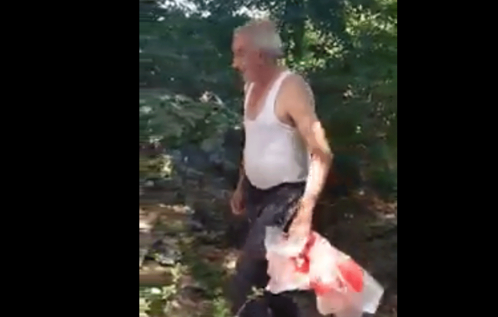 Da li mora baš ovako: Muškarac iz Kragujevca bez pardona baca đubre u šumu, opravdanje - 'Nervozan je kao pas'?! (VIDEO)