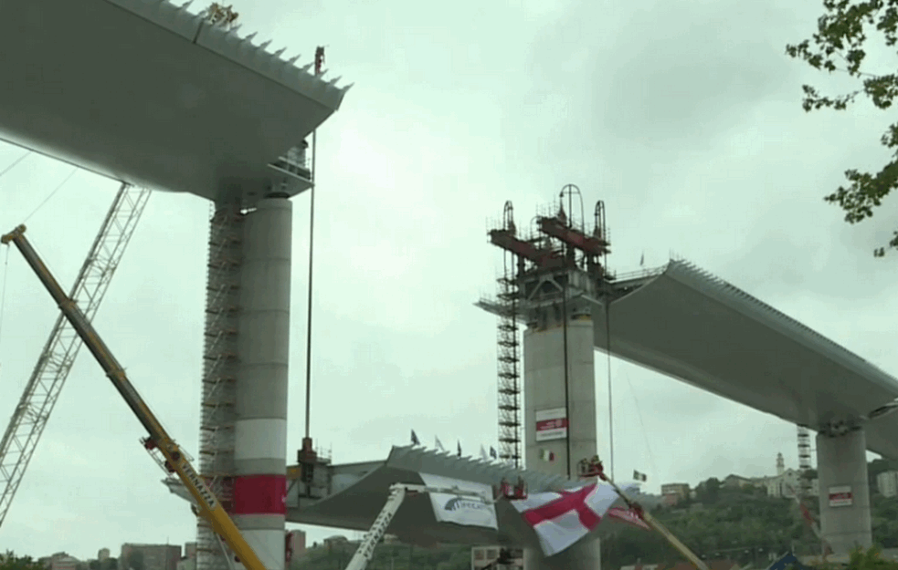 DVE GODINE OD TRAGEDIJE novi most u Đenovi pušten u saobraćaj (VIDEO)