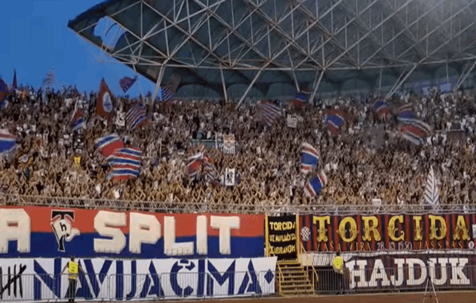 Navijači Hajduka skandirali o 'klanju Srba'