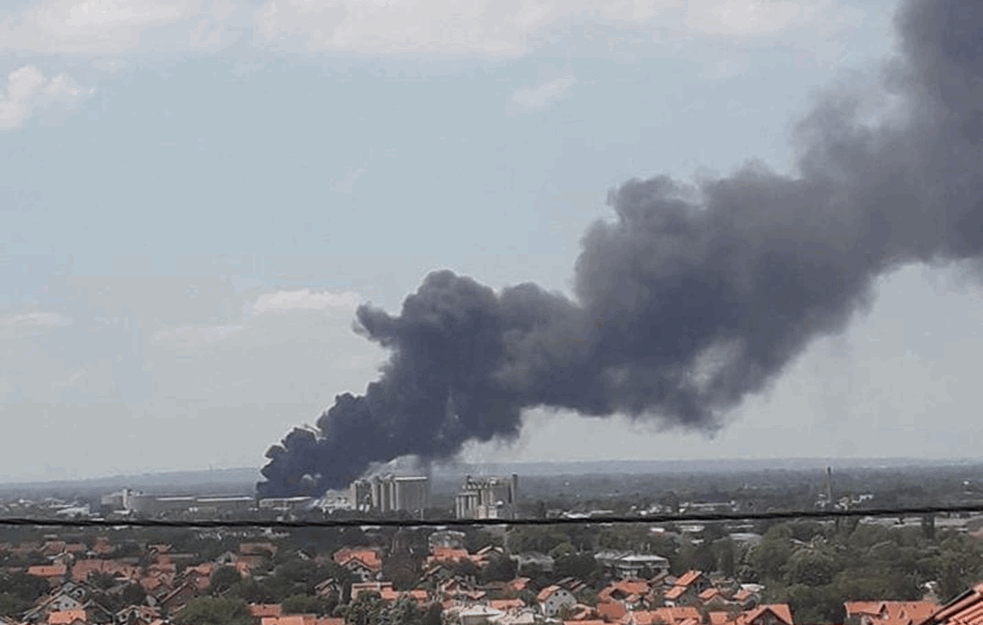 EVO KAKO GORI FABRIKA RECIKLAŽE U POŽAREVCU (VIDEO)