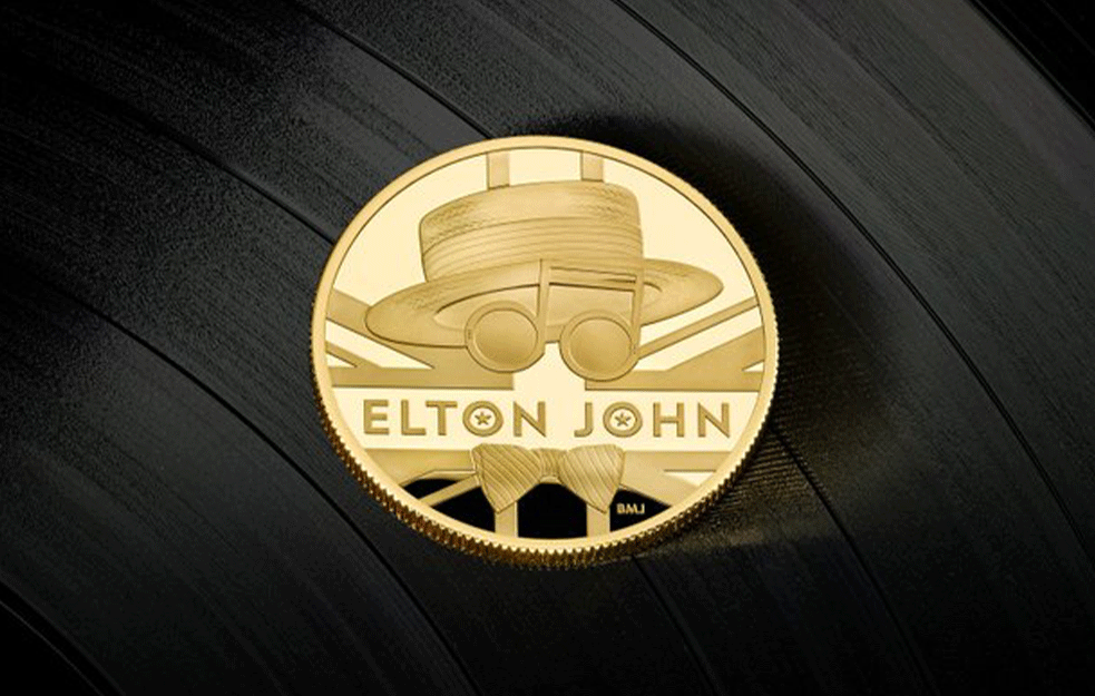 VELIKO PRIZNANJE ZA MUZIČARA: Lik Eltona Džona osvanuo na kovanici (VIDEO)