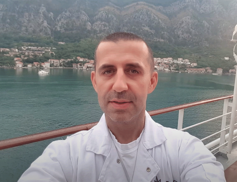 Moreplovac Tripo Janković iz Kotora proveo mesece na pustom <span style='color:red;'><b>kruzer</b></span>u: Izolaciju na brodu nismo osetili kao vi na kopnu jer mi živimo život u poluizolaciji