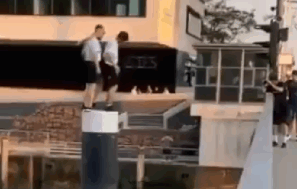 PRKOSE SVIM ZAKONIMA FIZIKE: Pogledajte ŠTA JE URADILO PET MOMAKA, jedna ograda i JEDAN STUB, a ispod njih <span style='color:red;'><b>PONOR</b></span>! (VIDEO)  