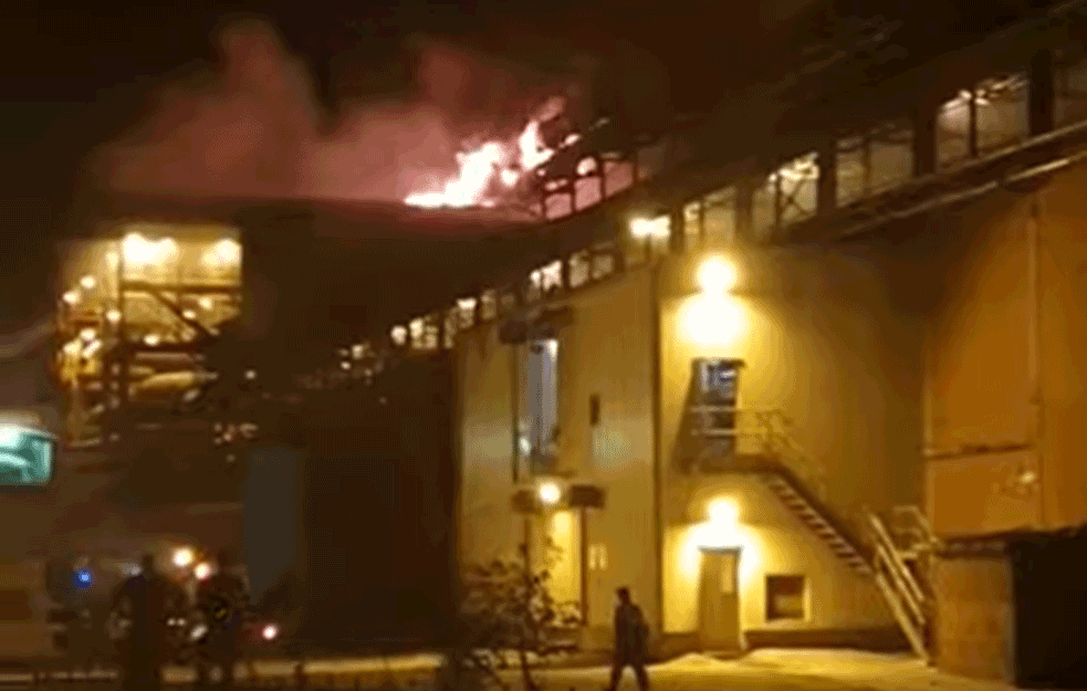 Požar u borskoj topionici uspešno lokalizovan: NEMA POVREĐENIH (VIDEO)