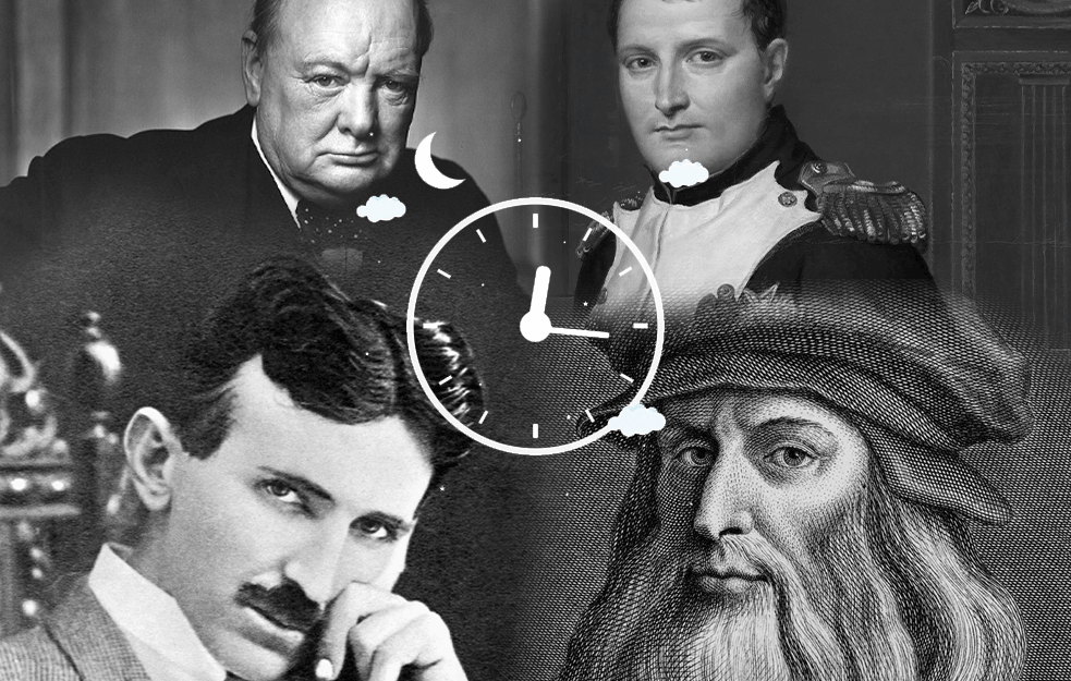 DA LI  je SPAVANJE toliko BITNO? TESLA SPAVAO TRI , Napoleon četiri sata, a LEONARDO da VINČI DVA SATA

 