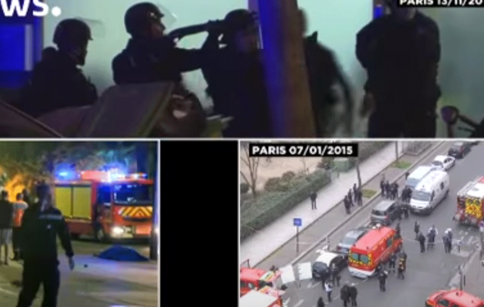 Svi teroristički napadi u Francuskoj od Šarli Ebdoa do danas (VIDEO)
