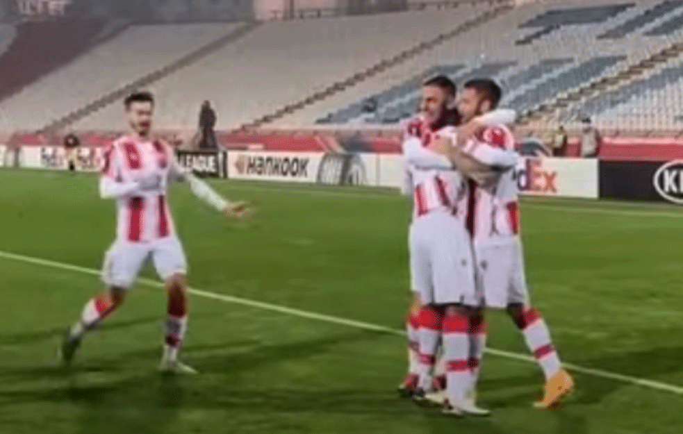 Šteta što nisu imali podršku navijača! Zvezda razvalila <span style='color:red;'><b>Slovan Liberec</b></span> sa 5:1! Pogledajte SVE golove! (VIDEO)