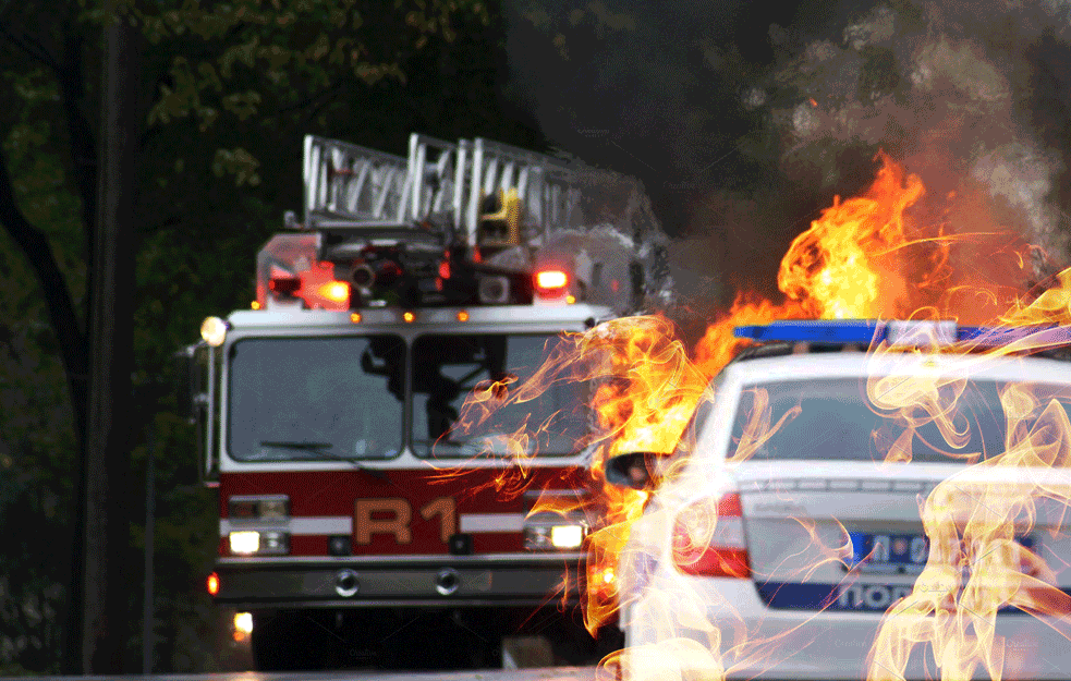 POŽAR U VRANJU ODNEO JEDAN ŽIVOT: Intervenisalo dvoje vatrogasnih kola