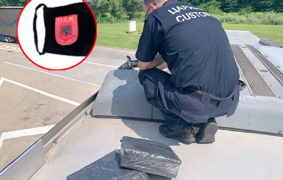 PUNA POŠILJKA MASKI SA GRBOM OVK: <span style='color:red;'><b>Srpska Policija</b></span> zaplenila TERORISTIČKI MATERIJAL?   

