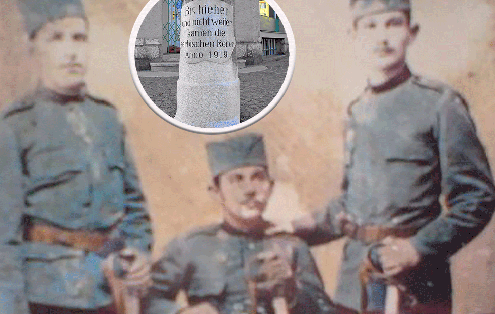 OD OVOG SRPSKOG JUNAŠTVA OSTALA JE SAMO SPOMEN PLOČA! Mesto u austrijskom gradu do kojeg je stigla SRPSKA KONJICA 1919. GODINE 
