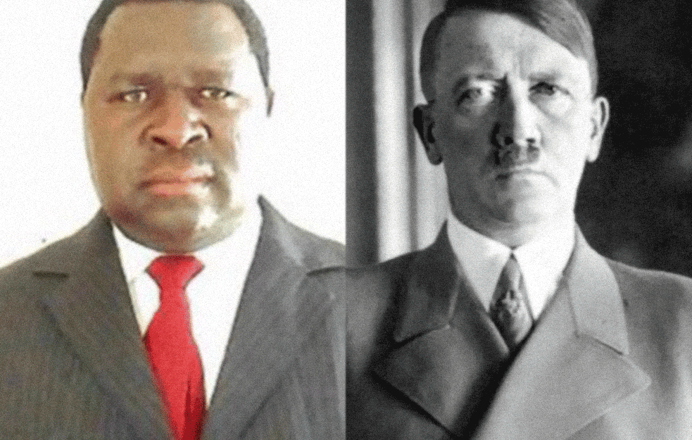 HITLER POBEDIO NA IZBORIMA U NAMIBIJI:Otac ga urpopastio odmah po rođenju 
