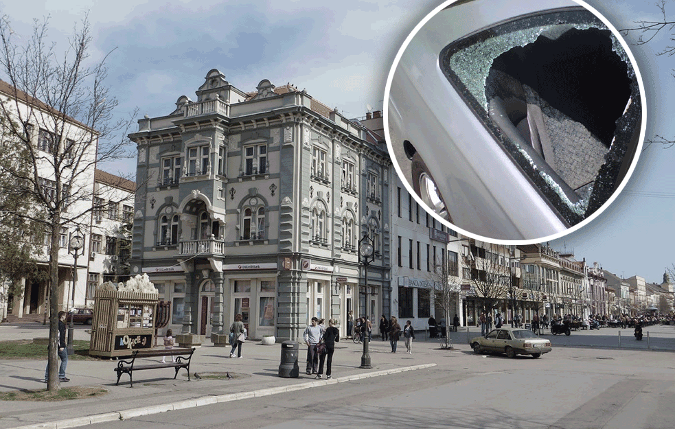 NEZAPAMĆENI VANDALIZAM U ZRENJANINU: Tokom noći <span style='color:red;'><b>RAZBIJENA STAKLA</b></span> na 13 parkiranih automobila! 