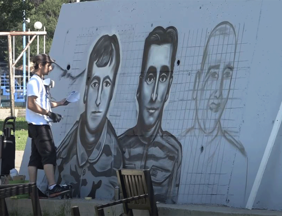 U Kraljevu ne zaboravljaju svoje junake: Posvetili mural herojima sa Košara (VIDEO)