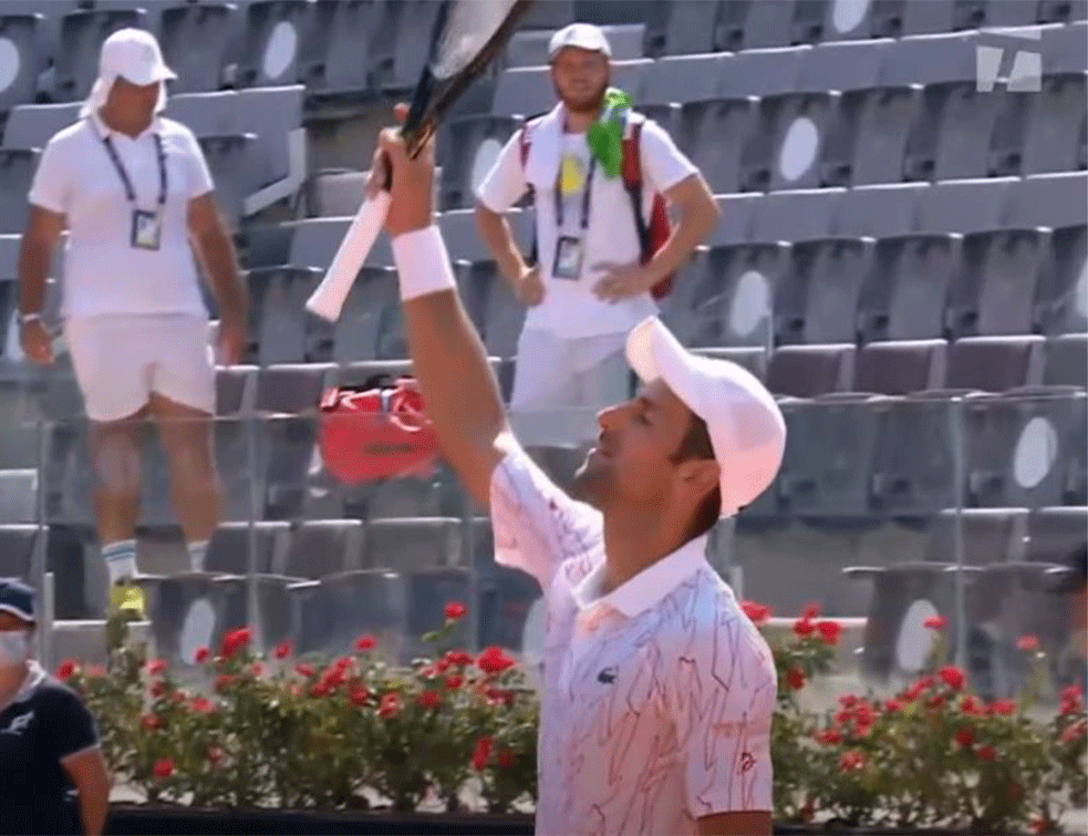 Nakon pobede u Rimu Novak zadovoljan: 'Uživam da igram i na šljaci'
