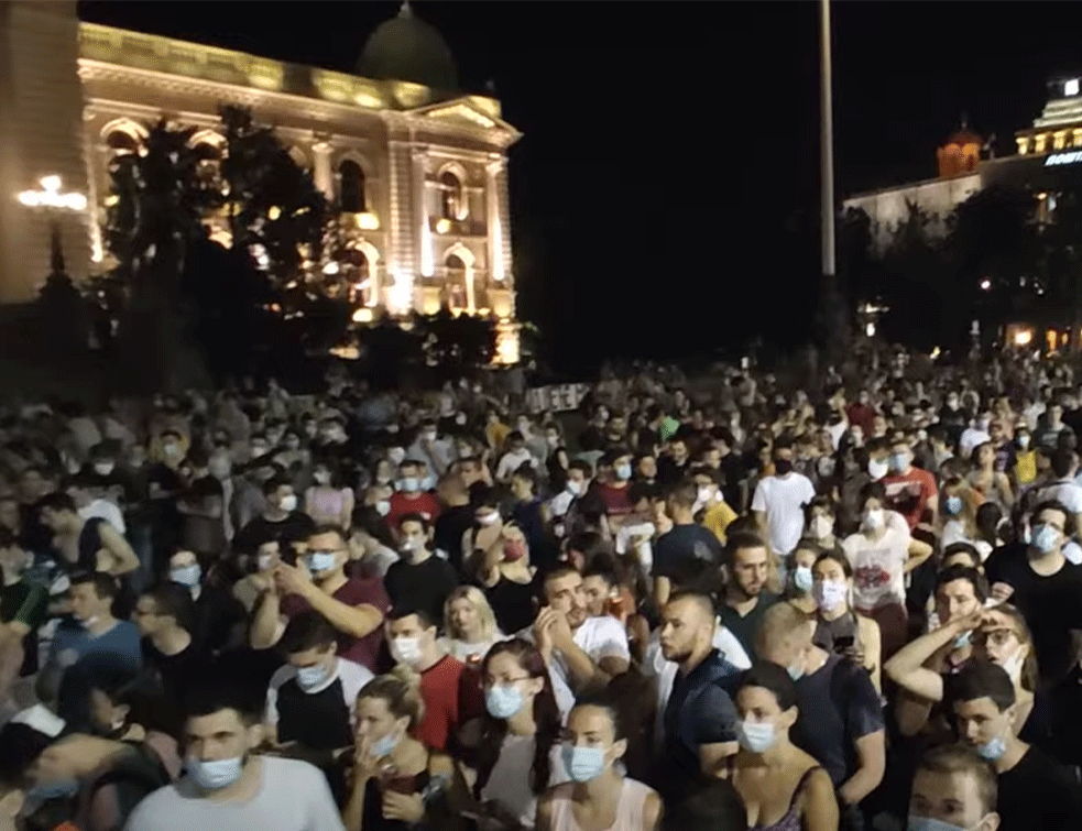 STUDENTSKI PROTEST: ŠARČEVIĆU, ČEKAMO TE PRED SKUPŠTINOM! (VIDEO)