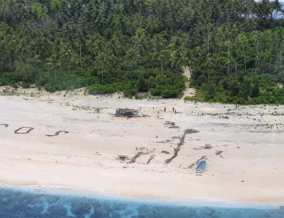 Avion nadletao ostrvo na Pacifiku i video 'SOS' poruku: Njeni autori su se do nedavno vodili kao nestali