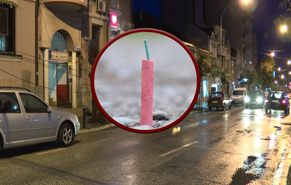 HAOTIČNA NOĆ U KRAGUJEVCU: U ruci upalio svežanj petardi pa ostao bez TRI PRSTA!