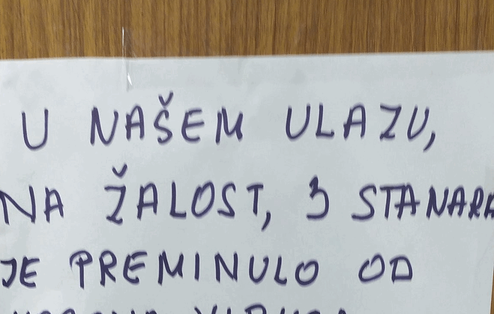 ZAR JE TEŠKO BITI ČOVEK U VREME KORONE? Poruka na LIFTU ukazuje da su NELJUDI MEĐU NAMA! (FOTO)  