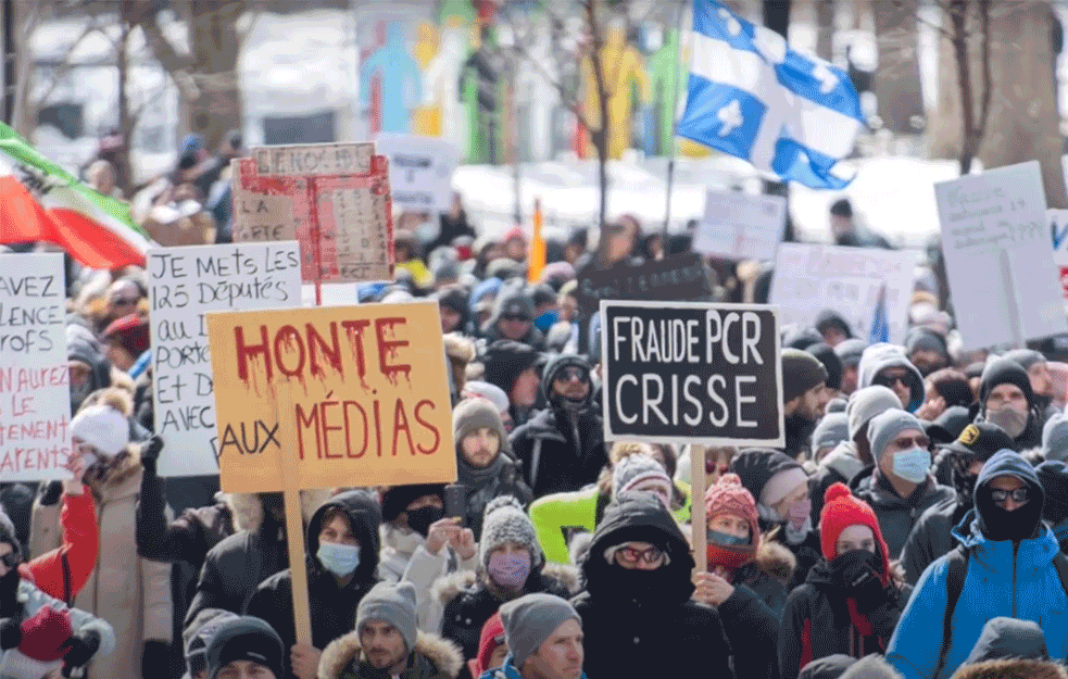 <span style='color:red;'><b>MASOVNI PROTESTI</b></span> ŠIROM SVETA! Borba za SLOBODU, PALJENJE MASKI, demonstracije i suzavci, TUČA sa uniformisanim licima!     