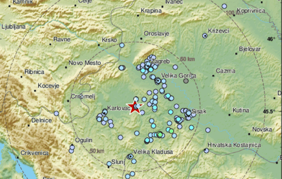 TLO SE NE SMIRUJE: Novi zemljotres od 3,3 stepena po Rihteru pogodio Hrvatsku