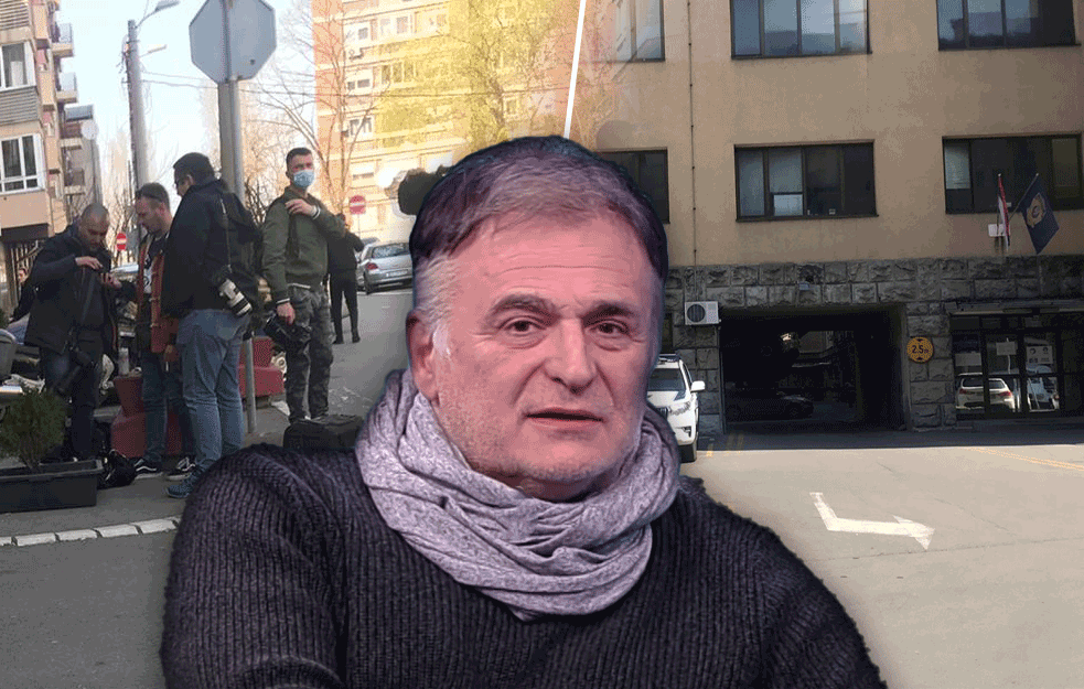 NOVINARSKE EKIPE ČEKAJU LEČIĆA PRED SUP-om: Glumac u pratnji BRANIOCA daje prvu izjavu! (FOTO)