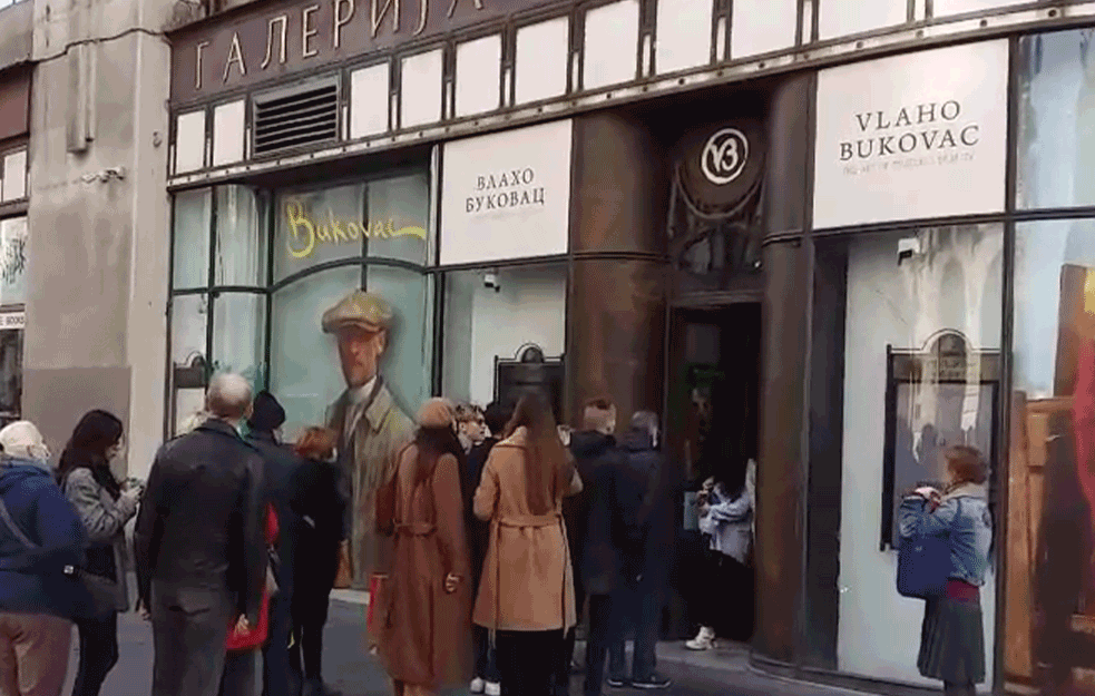 RED ZA ULAZAK U GALERIJU SANU – <span style='color:red;'><b>PORTRETI</b></span> VLAHA BUKOVCA MELEM ZA OČI I DUŠU (VIDEO)  