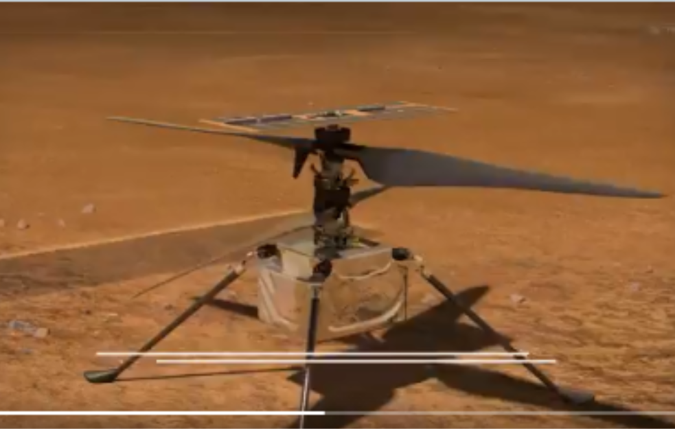 <span style='color:red;'><b>MALI HELIKOPTER</b></span> INDŽENUTI SLETEO NA MARS: Ovakve slike do sada nisu viđene! (VIDEO)
