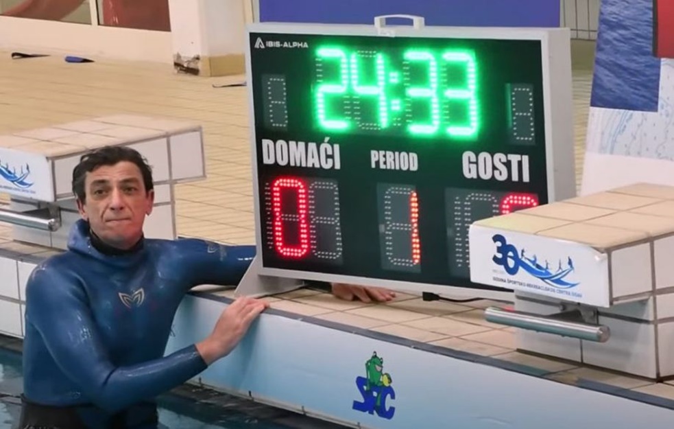 Budimir je ostao POD VODOM 24 minuta i 33 sekunde! Upisao se u Ginisa, a RAZLOG će vas ODUŠEVITI! (VIDEO) 