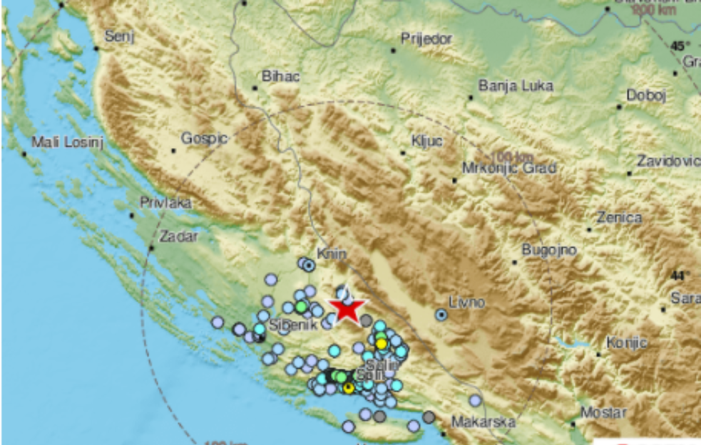 TRESLA SE <span style='color:red;'><b>DALMACIJA</b></span>: Novi zemljotres jačine 3.2 stepena po Rihteru dogodio se rano jutros u Splitu!