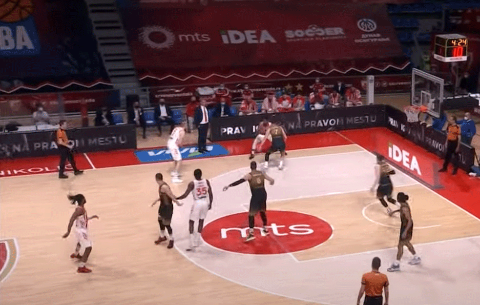 Košarkaši Crvene zvezde pregazili Igokeu, trojke presudile utakmicu (VIDEO)
