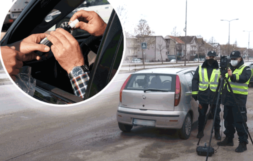 POLICIJSKA POTERA KROZ SREMČICU: Vozač 'audija' divljao po ulicama, bežeći od policije <span style='color:red;'><b>prošao na crveno</b></span>, pa udario u ogradu zgrade 