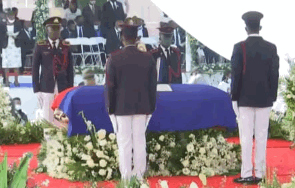 SAHRANJEN ŽOVANEL MOIZ: Poslednja počast ubijenom predsedniku Haitija! (VIDEO) 