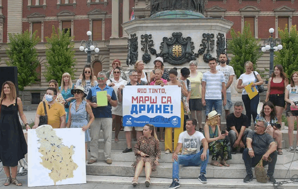 "Ustanak za opstanak - narod protiv Rio Tinta" NOVI PROTEST U BEOGRADU, pozivaju PATRIJARHA, ĐOKOVIĆA, STUDENTE, PROFESORE...  