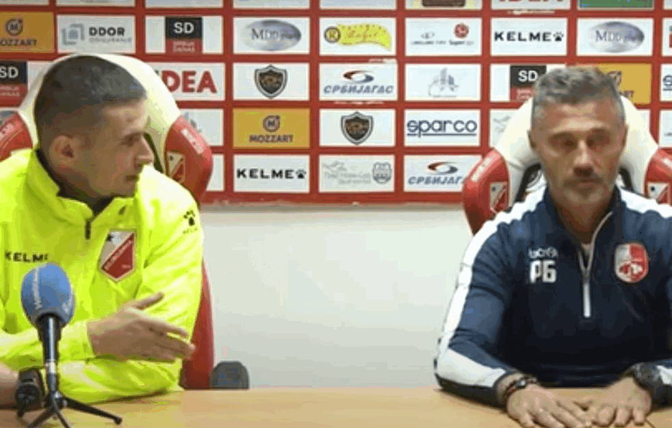 ŠOU NA PRES KONFERENCIJI: Sevalo u Novom Sadu, PODŽAPALI SE <span style='color:red;'><b>treneri</b></span> Vojvodine i Radničkog (VIDEO)