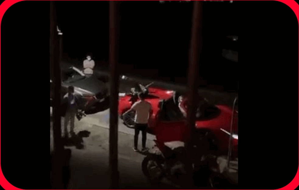 TREŠTEN PIJAN PROMAŠIO VRATA OD KOLA: Zvezda Intera SKANDAL MAJSTOR! Pogledajte kako se ubijen od alkohola prevrće po automobilu (VIDEO)