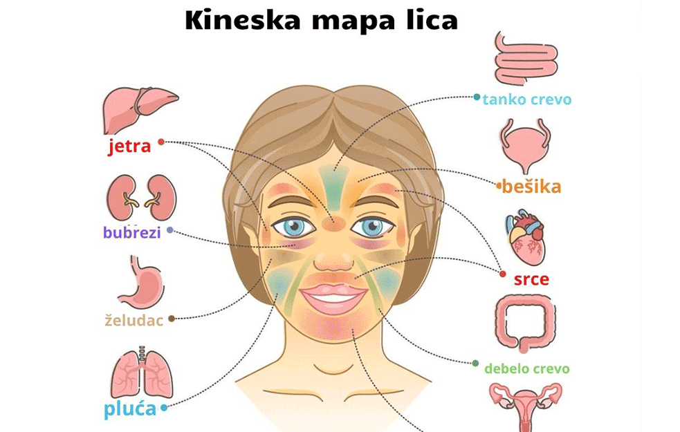 Kineska mapa koja će vam reći kakvog ste zdravlja