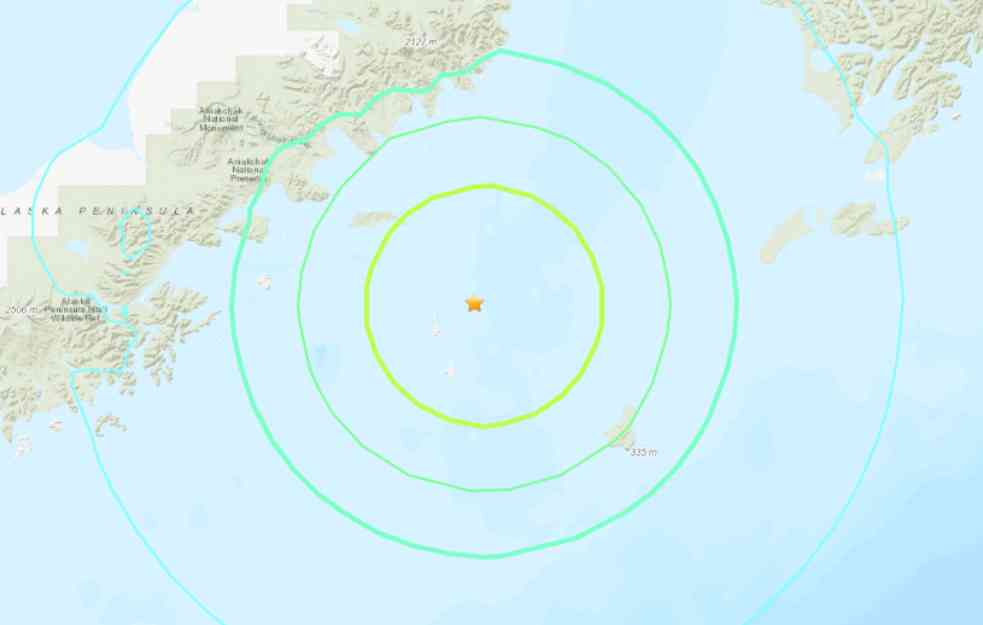 JAK ZEMLJOTRES POGODIO ALJASKU: Potres jačine 6,5 po Rihteru
