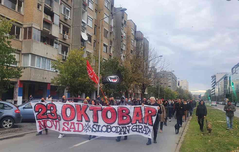 NE FAŠIZMU! Poruka sa novosadskih ulica: Borba protiv fašizma nikad ne sme da stane (VIDEO)