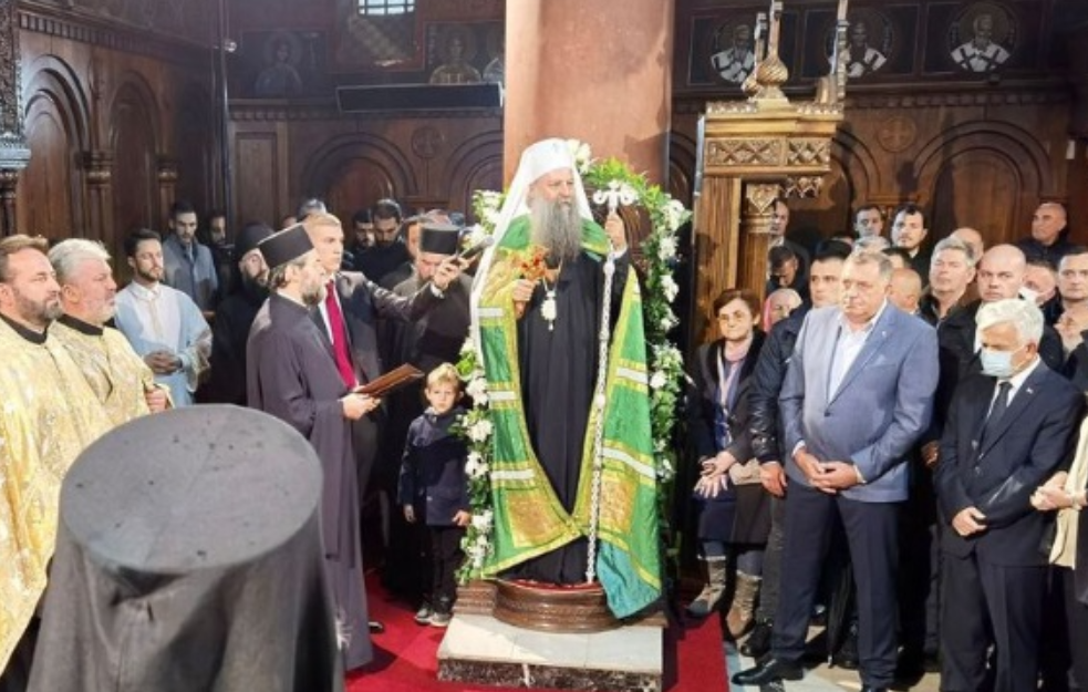 PITAO SAM LJUDE KAKO DA TE OSLOVIM! Patrijarh prozvao Dodika i nasmejao sve goste (VIDEO)