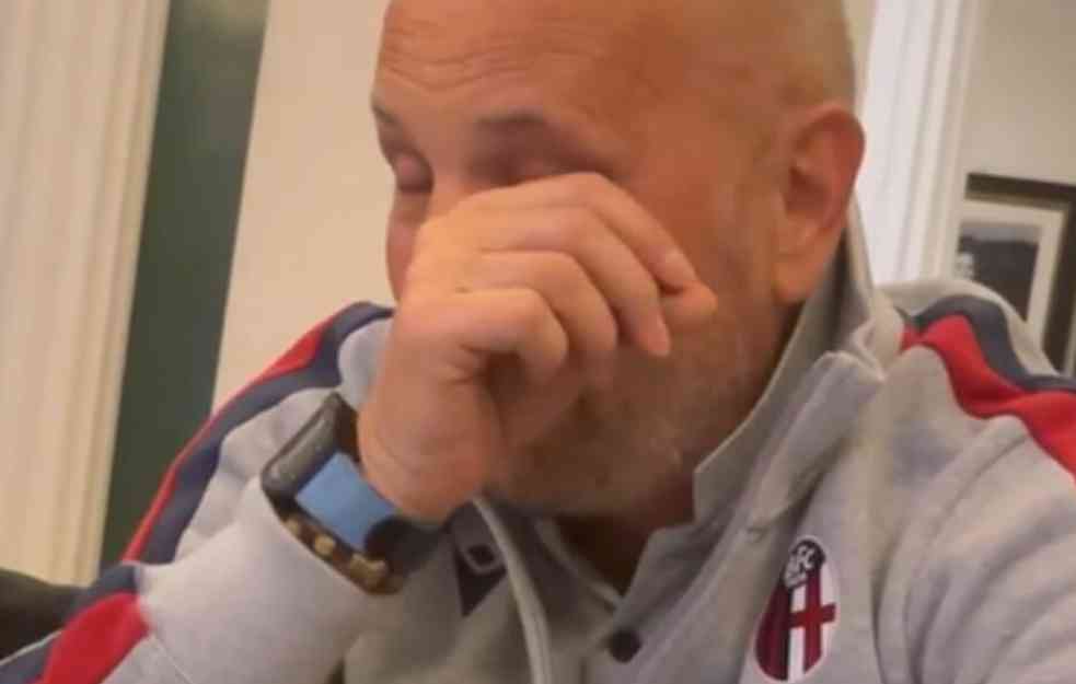 KAKO DIRLJIVO! DA SE ČOVEK ISTOPI: Unučica Violante PRVI PUT u naručju deda Mihe (VIDEO)