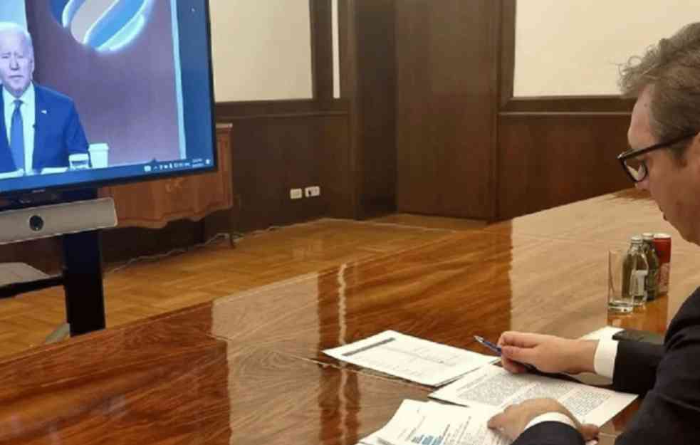 VUČIĆ NA VIDEO SAMITU DEMOKRATIJE: Značajno je što su SAD organizovale takav skup 