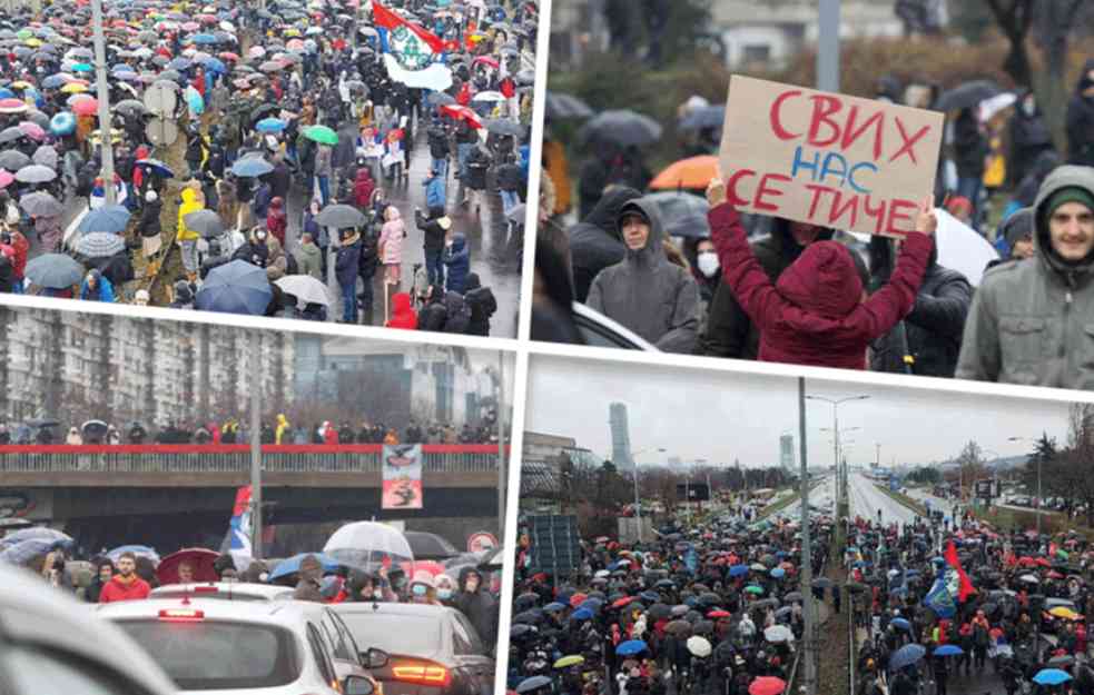 „GLAS“ NA PROTESTU: GRAĐANI NASTAVLJAJU BLOKADE (VIDEO)