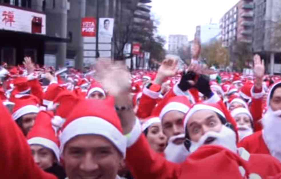 Trka Deda Mrazeva - prihod ide pogođenima ERUPCIJOM VULKANA! (FOTO+VIDEO)