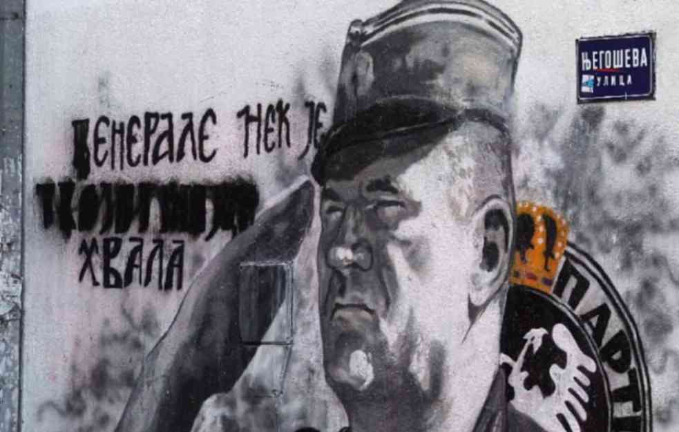 PREFARBAN U CRNO! Ponovo uništen mural Ratku Mladiću (FOTO) 
