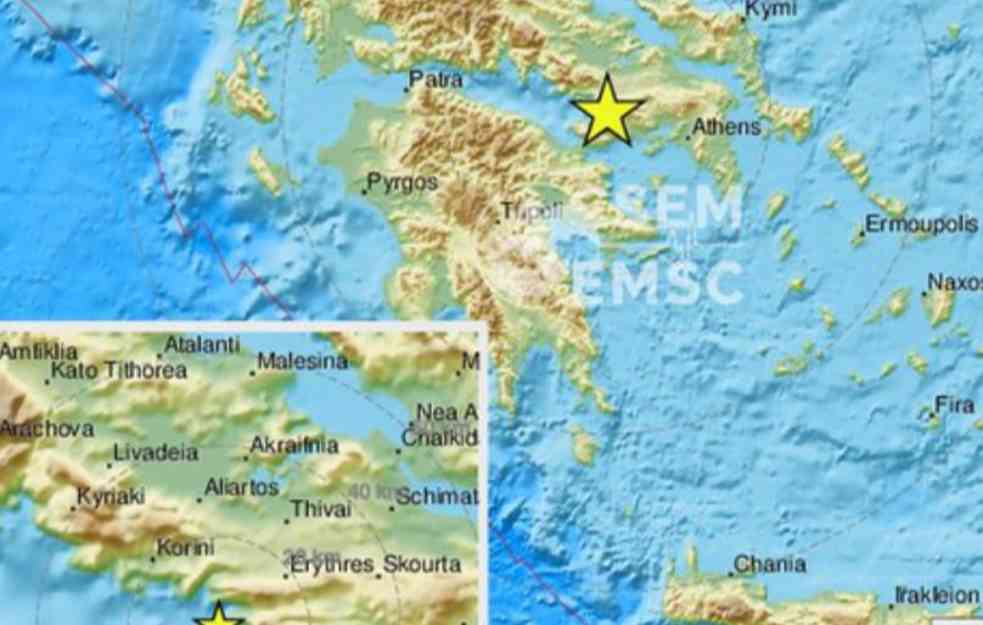TRI PUTA U JEDNOM DANU! Zemljotres razdrmao Grčku, jedan čak šest stepeni po Rihteru