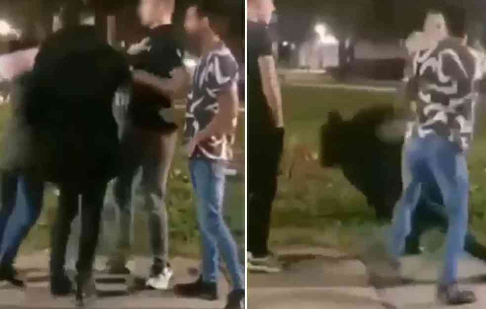 KUKAVIČKI NAPAD U LOZNICI: Dvojica pretukli mladića pred devojkom (VIDEO)