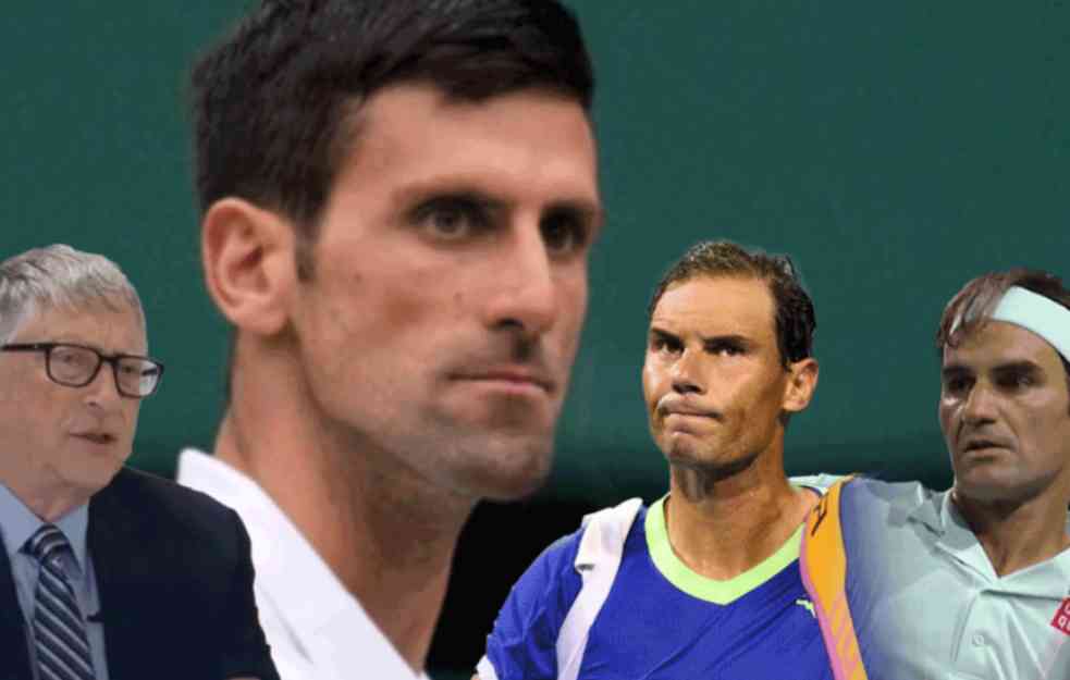 PROVALJENO! Bil Gejts, Nadal i Federer hoće da ZGAZE Novaka