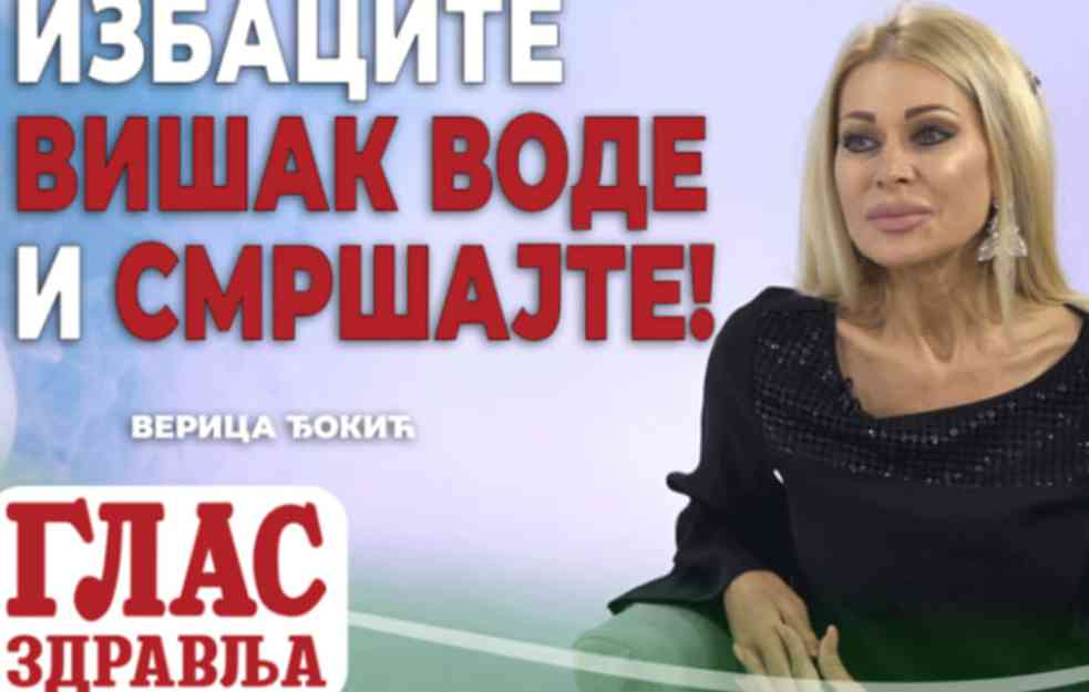 IZBACITE VIŠAK VODE I SMRŠAJTE! TAJNA JE U JEDNOJ NAMIRNICI! (VIDEO)