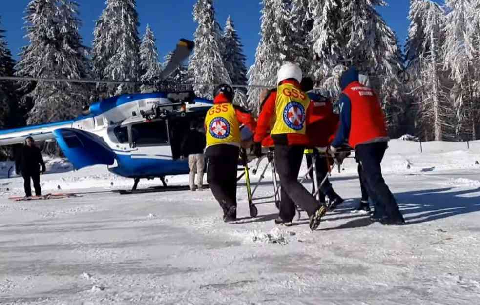 SNIMAK DRAME NA KOPAONIKU! Helikopter prvi put u akciji spasavanja povređenog skijaša (VIDEO)